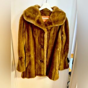 Beautiful vintage faux fur coat!